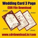 3 Page Muklava Wedding Invitation CDR