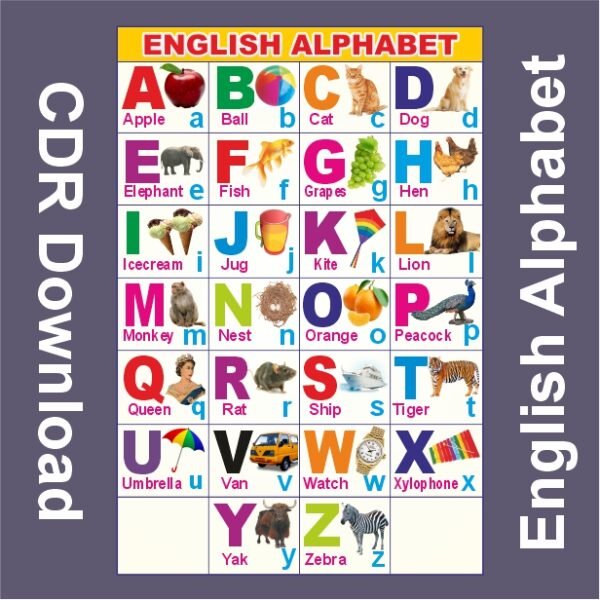 english alphabet chart design2