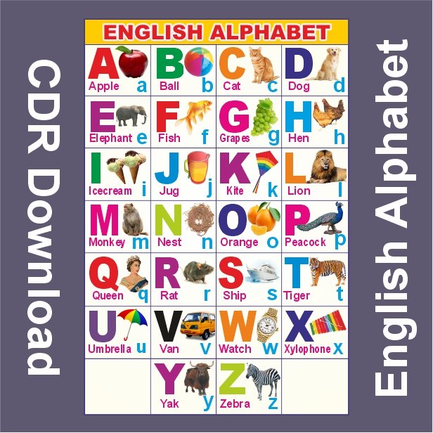english alphabet chart design2